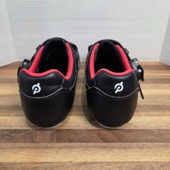 Peloton Size 41 Cycling Shoes Women's 10/Men's 8 Black Red FJX0820 3 Bolt Cleats - Picture 6 of 11